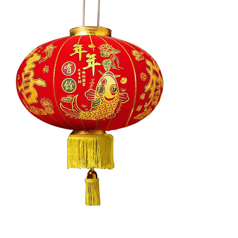 新年大红灯笼装饰乔迁搬家布置