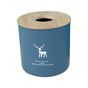 桌面纸巾筒纸巾盒卫生纸家用卷纸筒客厅厕所卫生间抽纸盒子卷纸盒