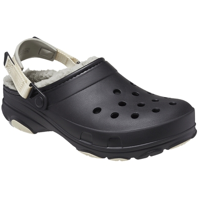 Crocs经典特林暖棉洞洞鞋