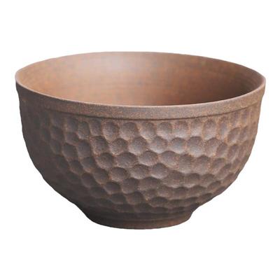 清仓粗陶无釉茶杯主人杯手工老岩泥陶瓷品茗杯功夫茶具单个小杯子