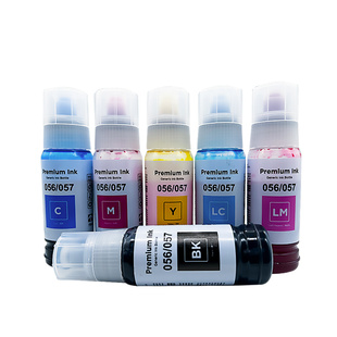 适用爱普生056墨水L8058 L18058打印机L8050 L18050打印机057墨水