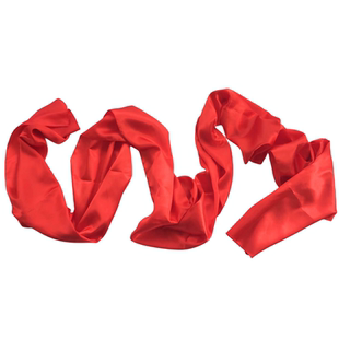 秧歌红绸带舞蹈大红绸子布长彩带年会红绸腰鼓绑带道具不抽丝