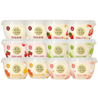 北海牧场低温酸奶0蔗糖组合装