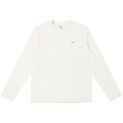 Lee标准版圆领小Logo贴布男长袖T恤休闲潮流LMT0108473RX