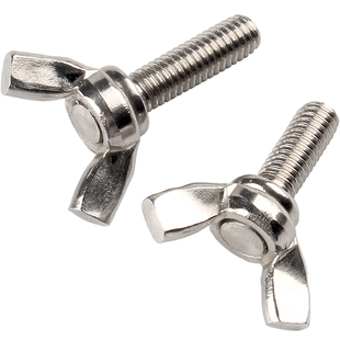 不锈钢蝶形螺丝304/316/201元宝手拧螺丝碳钢镀锌蝴蝶型羊角螺栓