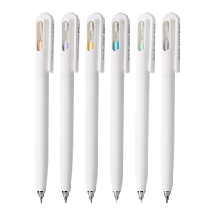 禾硕时间沙漏旋转中性笔低重心0.5速干双珠考试刷题笔ins高颜值漂流瓶中沙系列创意签字笔流沙笔设计小众文具