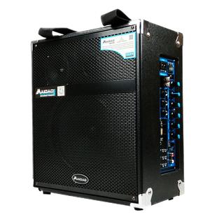 热卖欧曼户外背带弹唱音响三分频广场舞叫卖蓝牙插卡直播麦高音箱