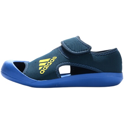 Adidas/阿迪达斯正品 童鞋当季新款 男小童魔术贴游泳凉鞋 D97901