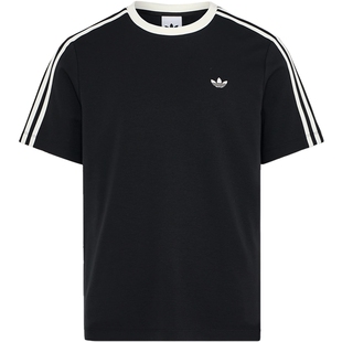 adidas阿迪达斯三叶草春季男子运动休闲圆领短袖T恤KX7991