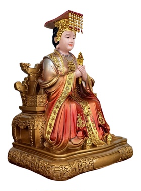 后土娘娘神像树脂佛像后土大帝神像四御大帝神像