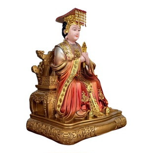 后土娘娘神像树脂佛像后土大帝神像四御大帝神像