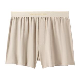 男士阿罗裤男秋冬男士内裤宽松大码哈罗裤纯棉男款平角四角家居裤