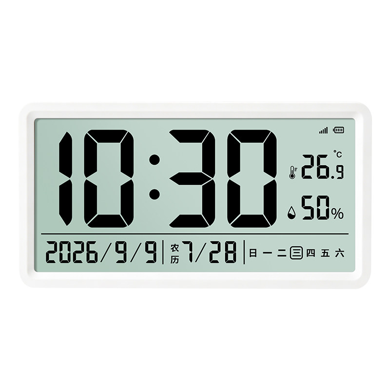自动对时冰箱磁吸电子时钟