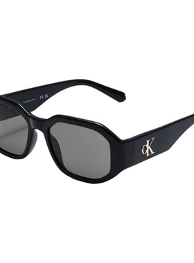 ck墨镜防晒修颜显脸小潮酷窄框男