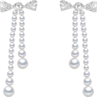 YVMIN尤目 甜食系列 人造珍珠流苏糖果耳钉耳夹生日礼物