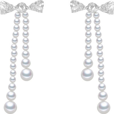 YVMIN尤目珍珠糖果流苏925银耳环