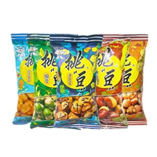 旺旺仔挑豆豌豆45g*8包挑逗脆皮青碗豆原味小青豆坚果炒货零食品