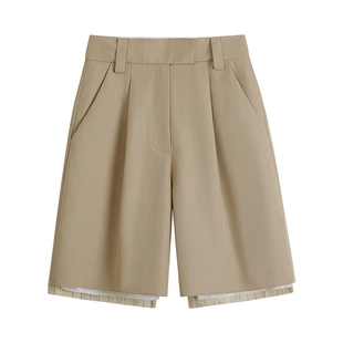 FOREVERCAN-伊顿公学- M!U2022秀场高定成衣拼接五分西裤