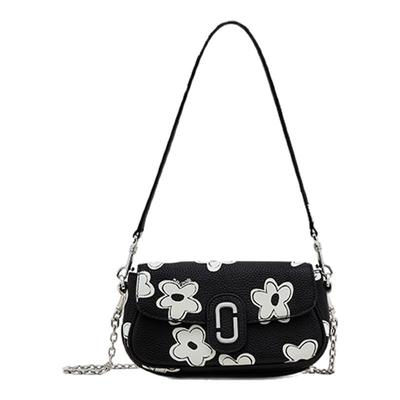 【季末折扣】MARC JACOBS/莫杰 小号牛皮小雏菊链条斜挎腋下包