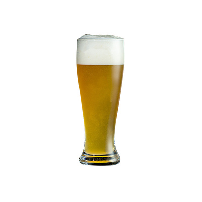 德国玻璃百威定制logo青岛啤酒杯