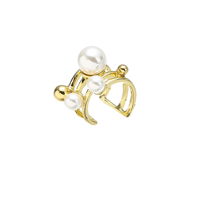 ins小众设计感多层金属套装珍珠