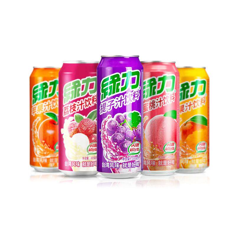 绿力混合果汁6个口味12罐箱装