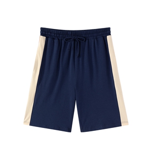 Jockey睡裤男短裤夏季莫代尔家居裤系带男士中裤五分裤可外穿裤子