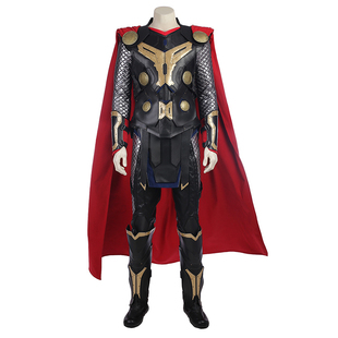 漫之秀 漫威雷神cos服雷神2黑暗世界托尔服装Thor洛基cosplay衣服