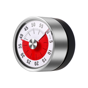 厨房计时器机械定时器儿童自律学习作业提醒器磁吸式烹饪秒表闹钟