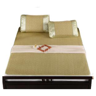 藤席冰丝凉席夏季裸睡双面正反两用可折叠家用双人1.5米1.8草席子