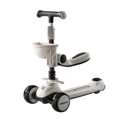 2026新款二合一儿童滑板车可坐骑