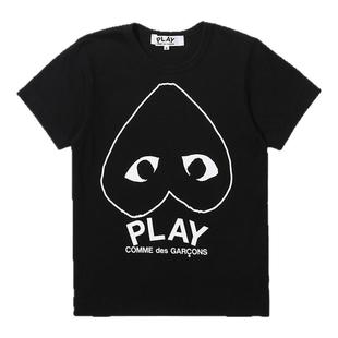 IT CDG PLAY COMME des GARCONS川久保玲秋女装短袖T恤休闲