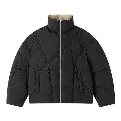 情侣款羽绒服两面穿防水90新国标