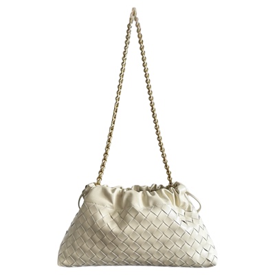 25新款编织云朵垃圾袋手提单肩包