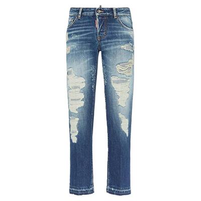 DSQUARED2/D2次方 女士低腰直筒牛仔裤Jenna
