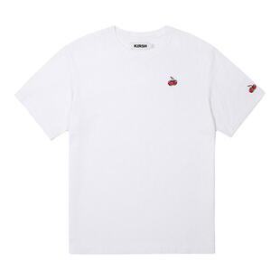 [两件装]kirsh樱桃短袖T恤女纯棉圆领打底衫韩国代购新款学院风