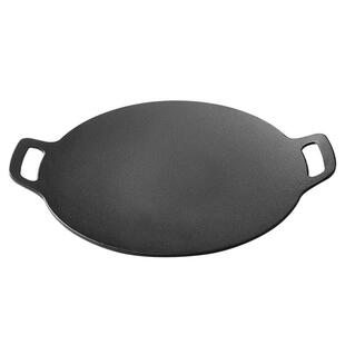 铸铁户外烤盘韩式烤肉盘卡式炉烧烤盘铁板烧锅家用无涂层不粘煎盘