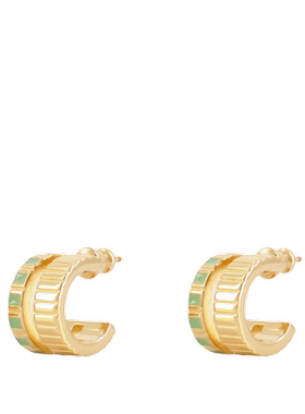 Ivi Mini Slot Earring 纯银镀金耳饰