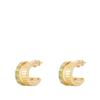 Ivi Mini Slot Earring 纯银镀金耳饰