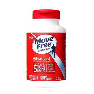 旗舰店MoveFree益节氨糖软骨素养护关节灵维骨力 原装进口 200粒