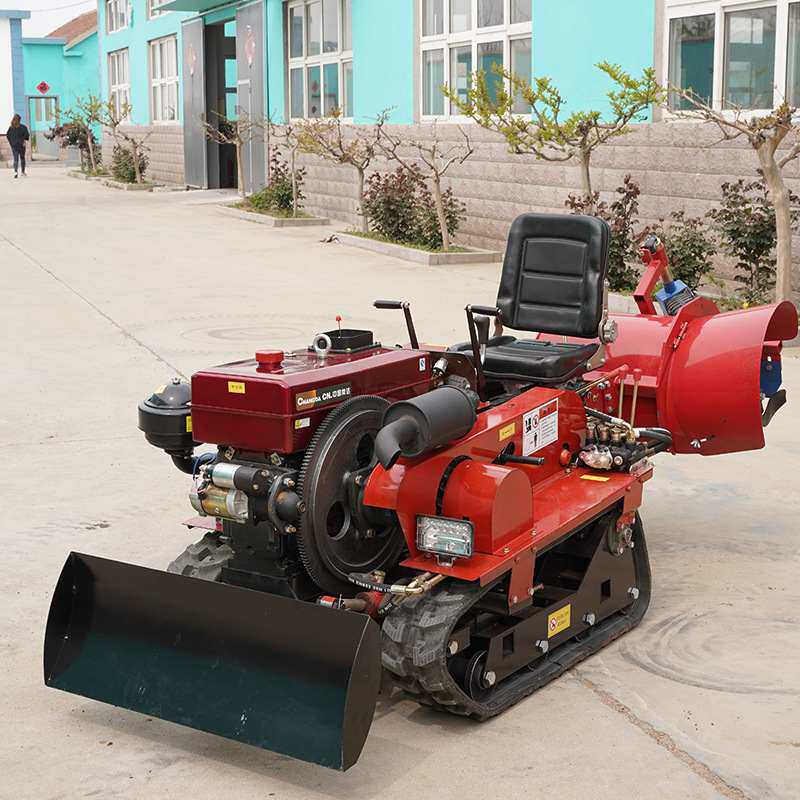 批发25马力旱地履带旋耕机回填除草多功能田园管理机翻土