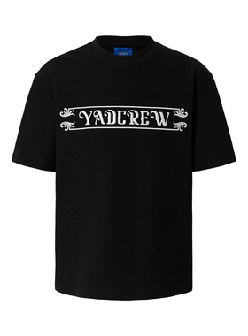 YADcrew复古字母重磅T恤