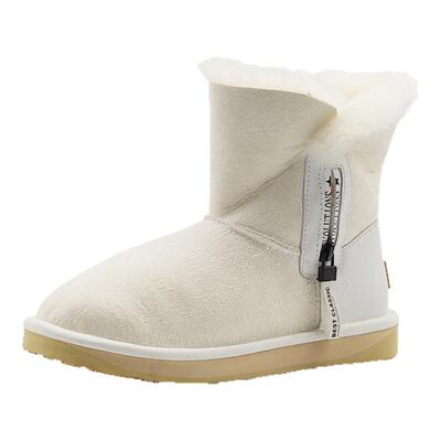 索菲娅时尚保暖厚底百搭雪地靴女