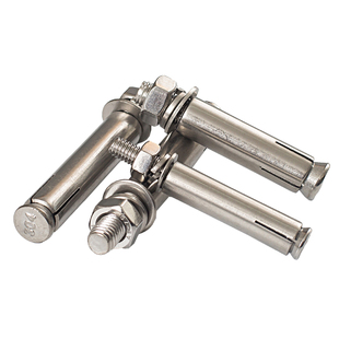 M6M8M10M12 304不锈钢膨胀螺丝钉 加长膨胀螺栓拉爆*80-100-200mm