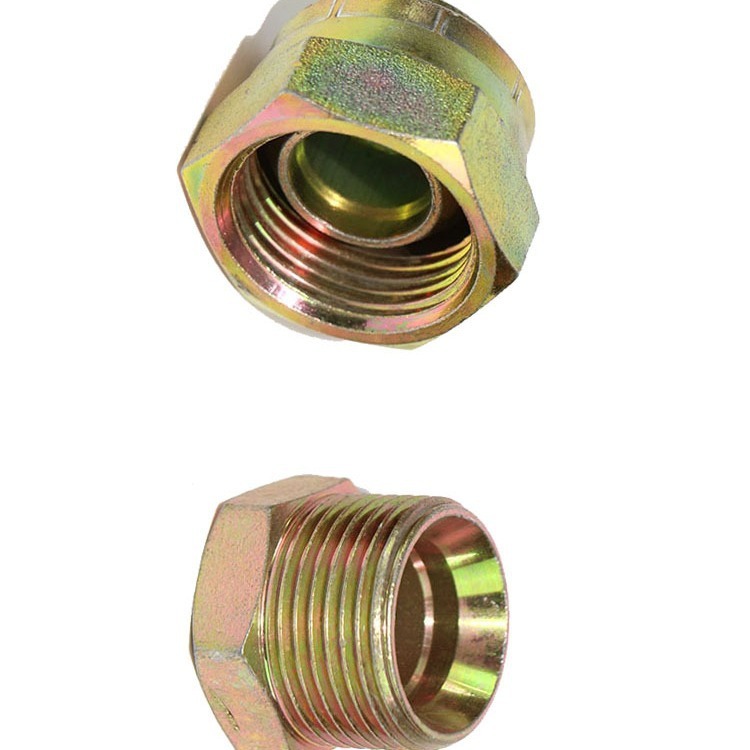 挖掘机破碎锤配件破碎锤铁堵头油管堵头内外丝丝堵英制外丝丝堵铁