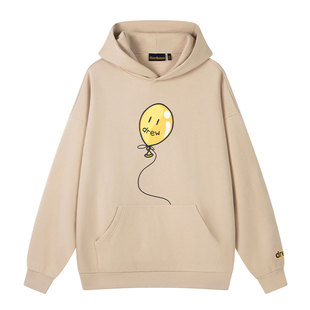 drewhouse joy笑脸气球图案美式休闲连帽卫衣25新品男女同款