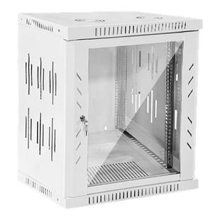 12U网络机柜壁挂交换机监控弱电机柜白色机柜服务器家用机柜弱电柜19英寸标准机柜