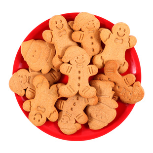 圣诞节姜饼人限定零食圣诞饼干成品手工曲奇饼干礼盒装平安夜礼物