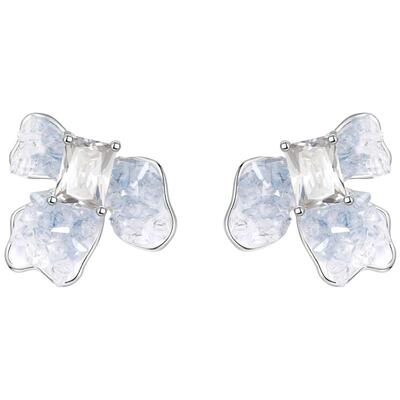 莺尾花耳环女新款爆款