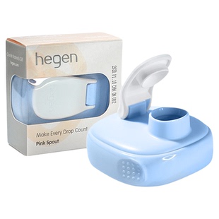 hegen直饮吸管奶瓶原装配件储存吸管杯盖粉绿灰直饮杯盖官方正品